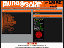 Tablet Screenshot of mundosolar.com.ar